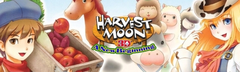 Banner Harvest Moon 3D A New Beginning