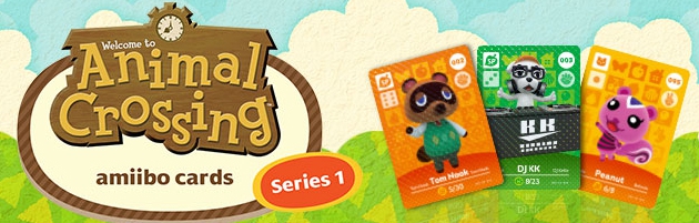 Banner Animal Crossing amiibo cards Serie 1