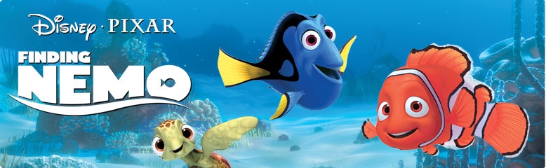 Banner Finding Nemo Escape to the Big Blue