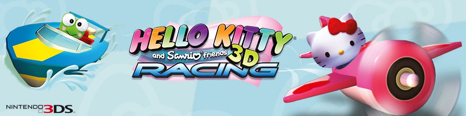 Banner Hello Kitty and Sanrio Friends 3D Racing