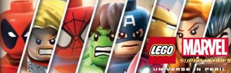Banner LEGO Marvel Super Heroes Universe in Peril