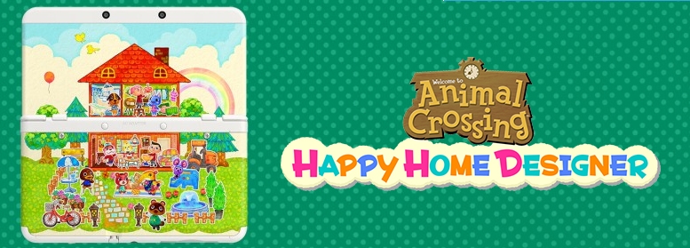 Banner New Nintendo 3DS Animal Crossing Happy Home Designer Edition