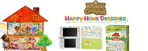 Banner New Nintendo 3DS XL Animal Crossing Happy Home Designer Limited Edition