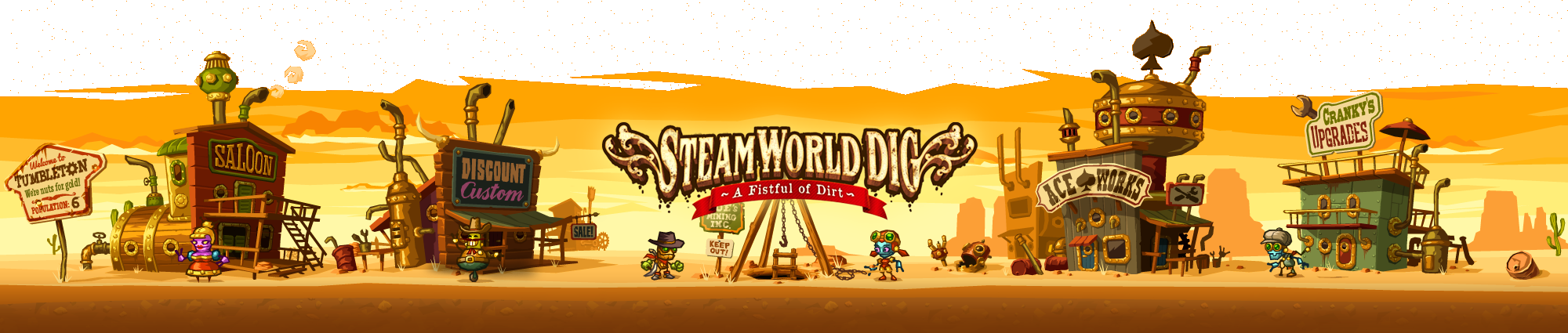 Banner SteamWorld Dig