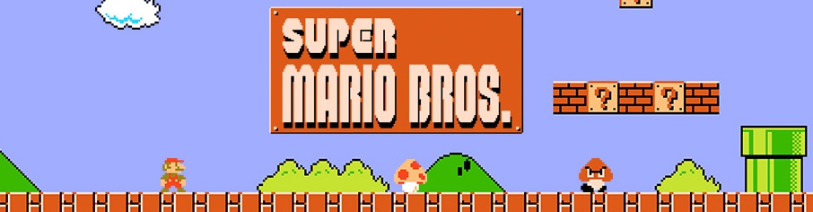 Banner Super Mario Bros