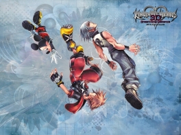 Kingdom Hearts bestaat uit een mix van Disney- en Final Fantasy-personages.