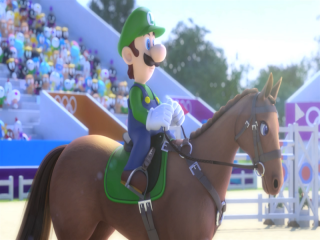 Wie had nou gedacht dat Luigi zo een goede ruiter zou zijn?