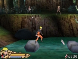 Zou Naruto in deze game over water heen kunnen lopen?