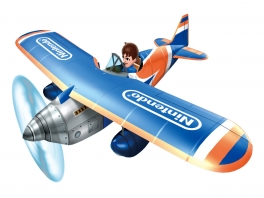 Vlieg met je Mii in coole vliegtuigen!