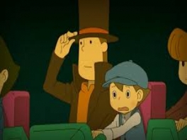 Professor Layton en Luke in de achtbaan!