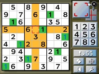 Sudoku Plus7 Other Complex Puzzles by Nikoli: Screenshot