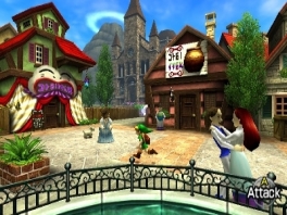 Ga op verkenning in het mooie Hyrule Castle Town.