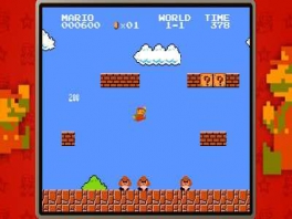 De game bevat ook een versnelde versie van het oude, vertrouwde Super Mario Bros.