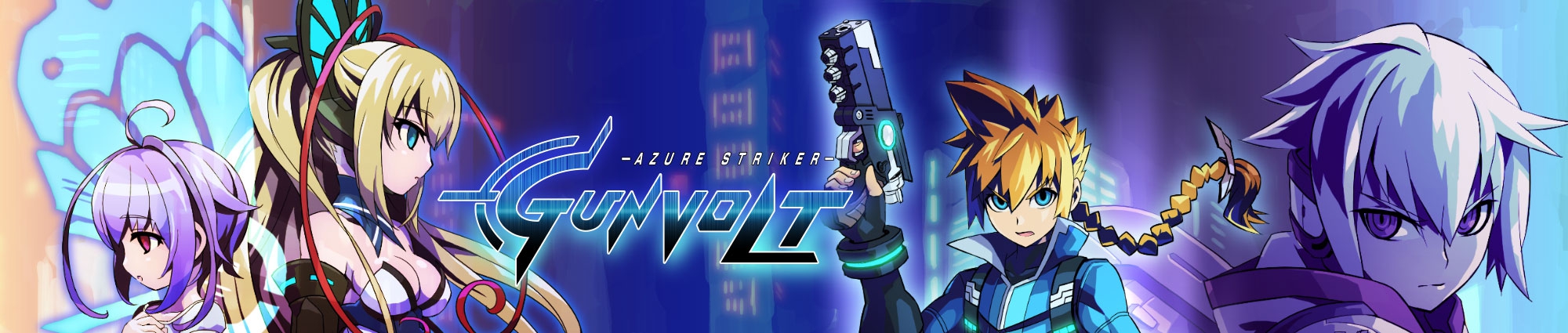 Banner Azure Striker Gunvolt
