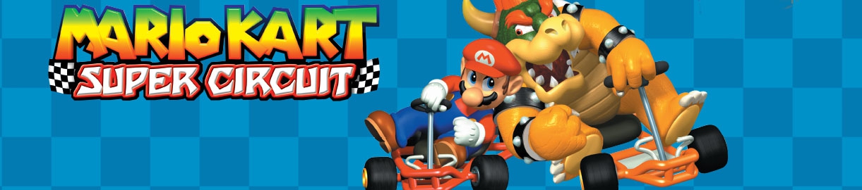 Banner Mario Kart Super Circuit