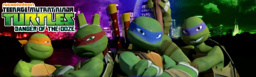 Banner Nickelodeon Teenage Mutant Ninja Turtles Danger of the Ooze