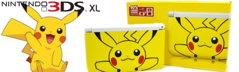 Banner Nintendo 3DS XL Pikachu Limited Edition