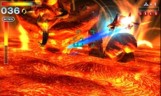 Review Star Fox 64 3D: Verken gevarieerde planeten, zoals deze vol lava!